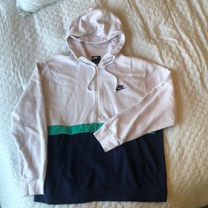 Men’s Nike 1/4 Zip Front Pockets Hoodie Size XL